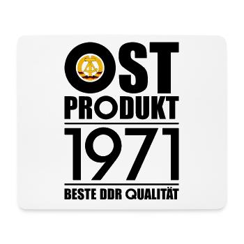 55. GEBURTSTAG OSSI OSTPRODUKT 1971 DDR - Mousepad (Querformat) - Weiß - Vorne