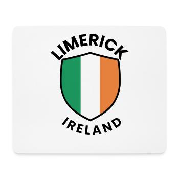 Limerick Irland Schildabzeichen - Mousepad (Querformat) - Weiß - Vorne