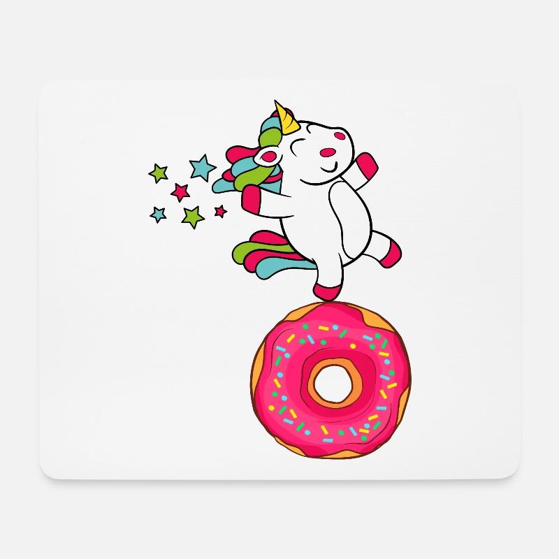 Donuts Confiserie Cookie Törtchen Kuchen Torten - Mousepad (Querformat) - Weiß