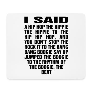 Sugar Hill Gang Hip Hop Legende - Mousepad (Querformat) - Weiß - Vorne