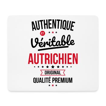 Authentique et véritable Autrichien - Original - Tapis de souris (format paysage) - blanc - Devant