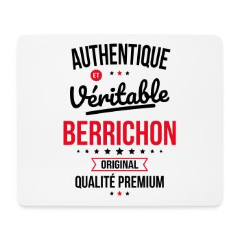 Authentique et véritable Berrichon - Original - Tapis de souris (format paysage) - blanc - Devant