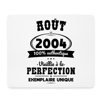 20th Anniversary - August 2004 Perfection - Mouse Pad (horizontal) - white - Front