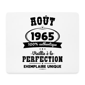 60th Anniversary - August 1965 Perfection - Mouse Pad (horizontal) - white - Front