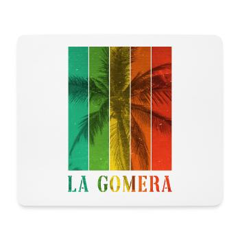 La Gomera Sommer Sonne Strand Meer Palmen - Mousepad (Querformat) - Weiß - Vorne