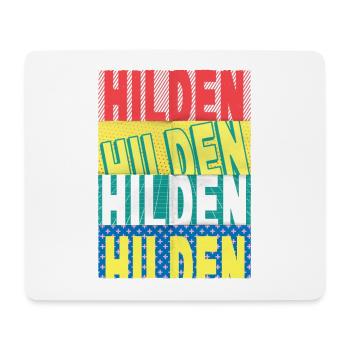 Hilden Deutschland Stadt Schrift Skyline - Mousepad (Querformat) - Weiß - Vorne