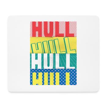 Hull England UK Stadt Schrift Skyline Heimat - Mousepad (Querformat) - Weiß - Vorne