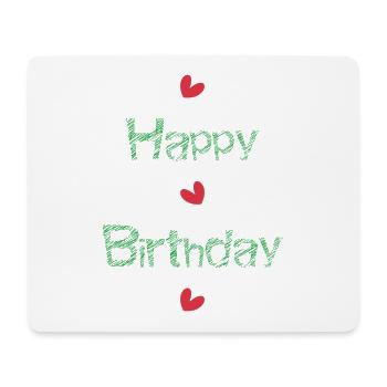 ALLES GUTE ZUM GEBURTSTAG!. ALLES GUTE ZUM GEBURTSTAG!. JAHRESTAG. - Mousepad (Querformat) - Weiß - Vorne
