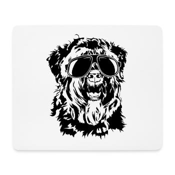 BOUVIER DES FLANDRES cool sunglasses Wilsigns - Mouse Pad (horizontal) - white - Front