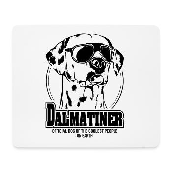 DALMATIAN coolest people dog saying dogs - Mouse Pad (horizontal) - white - Front