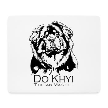 Do Khyi Tibetan Mastiff Portrait Dogs Wilsigns - Mouse Pad (horizontal) - white - Front