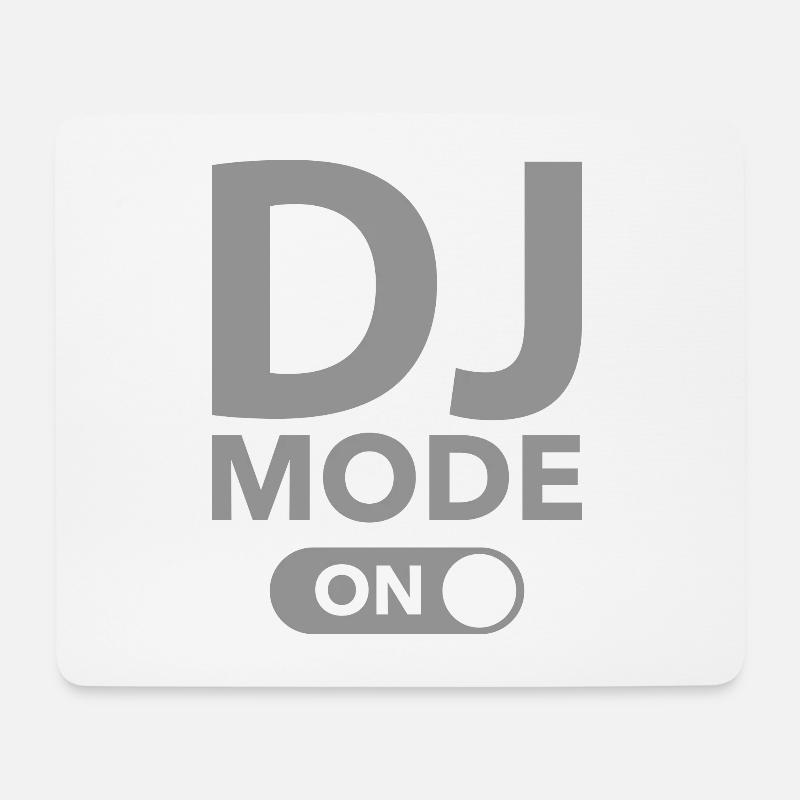 DJ Mode On - Mouse Pad (horizontal) - white