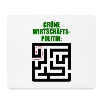 Witze Grüne Die Grünen Habeck Baerbock Partei Öko - Mousepad (Querformat) - Weiß - Vorne