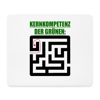 Witze Grüne Die Grünen Habeck Baerbock Partei Öko - Mousepad (Querformat) - Weiß - Vorne