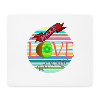 Liebe Freunde Familie Partner Glück Leben Gesund - Mousepad (Querformat) - Weiß - Vorne