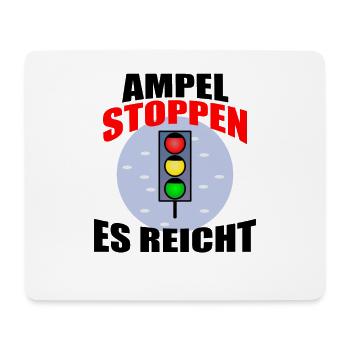 Ampel Regierung Scholz Baerbock Habeck Grüne SPD - Mousepad (Querformat) - Weiß - Vorne