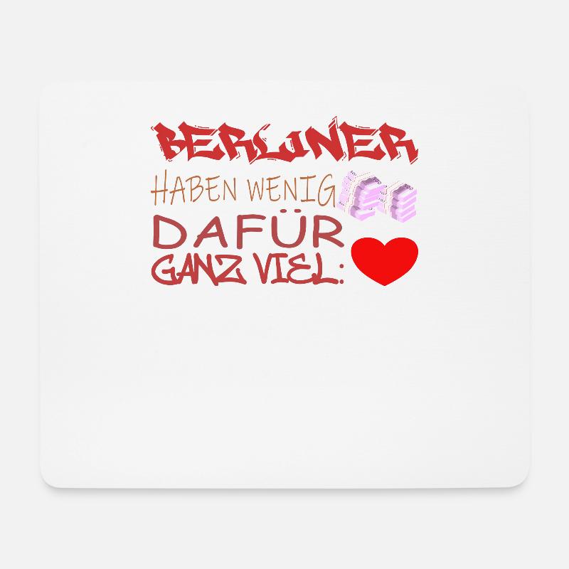 Berlin Souvenir Touristen Hauptstadt Metropole BLN - Mousepad (Querformat) - Weiß