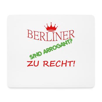 Berlin Souvenir Touristen Hauptstadt Metropole BLN - Mousepad (Querformat) - Weiß - Vorne