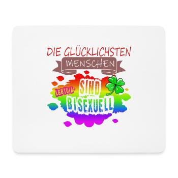LGBTQ Trans Homosexuell Lesbisch Ehe für alle Bi - Mousepad (Querformat) - Weiß - Vorne