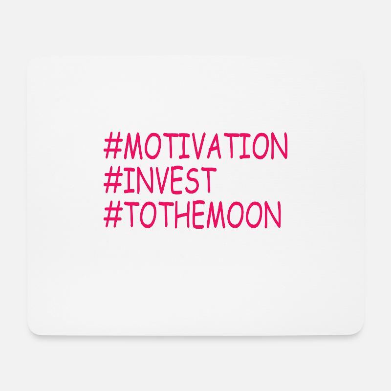 Geld Motivation Profit Gewinn Performance Rendite - Mousepad (Querformat) - Weiß
