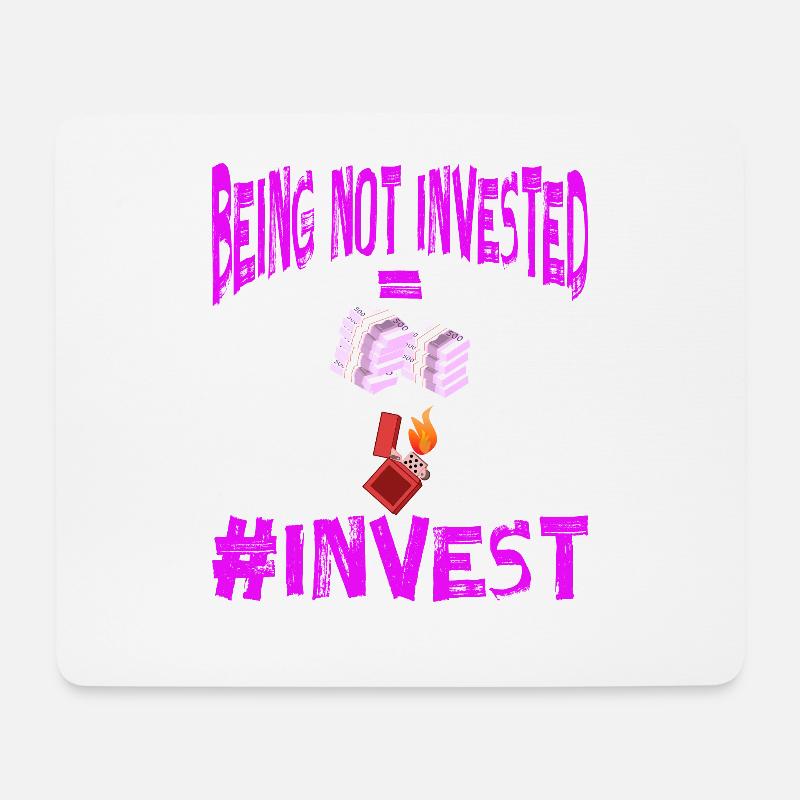 Geld Motivation Profit Gewinn Performance Rendite - Mousepad (Querformat) - Weiß