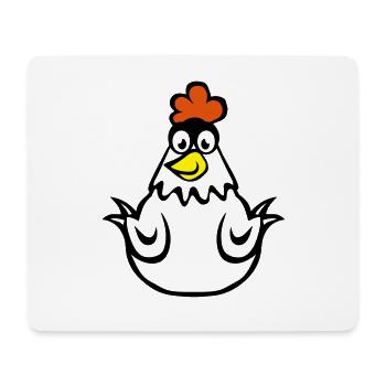 hen drawing 14 1 - Mouse Pad (horizontal) - white - Front