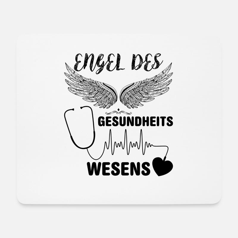 Krankenpflege Pflegedienst Pflege Ausbildung - Mousepad (Querformat) - Weiß