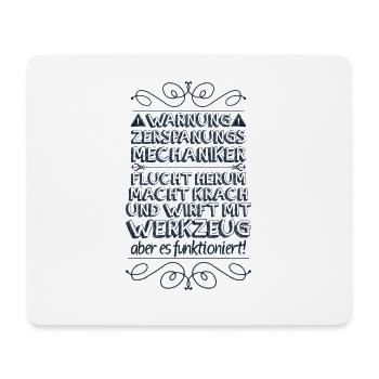 Zerspanungsmechaniker Zerspaner Geschenkidee - Mousepad (Querformat) - Weiß - Vorne