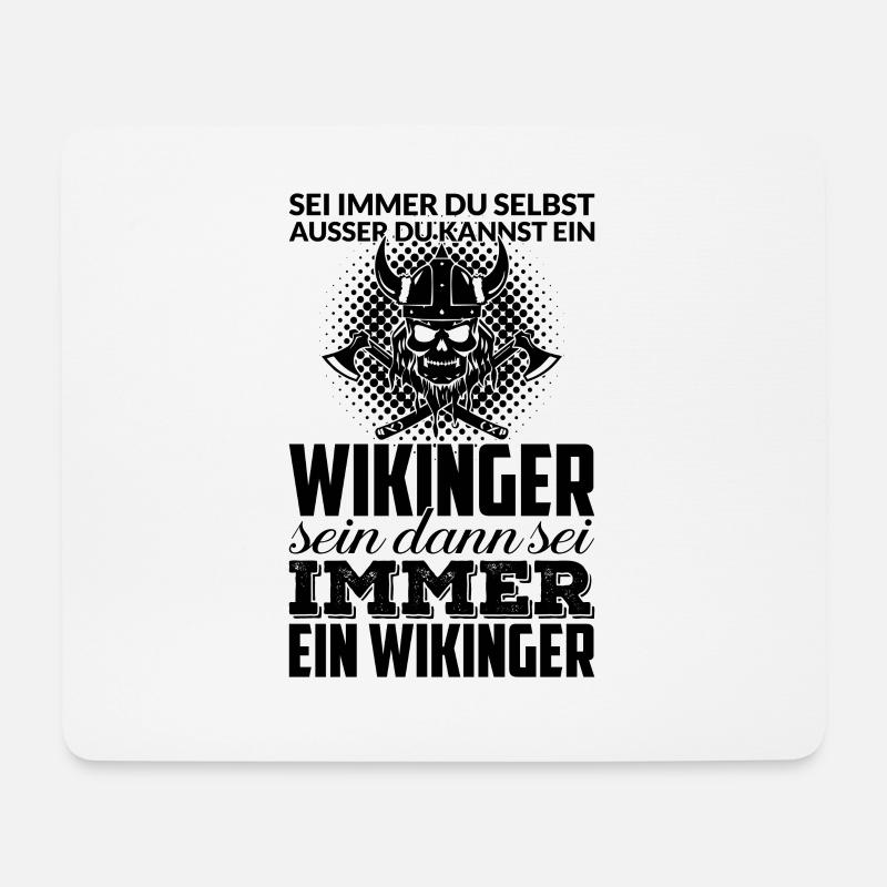 Wikinger Spruch - Mousepad (Querformat) - Weiß
