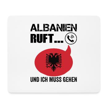 Albanien Albaner Spruch - Mousepad (Querformat) - Weiß - Vorne