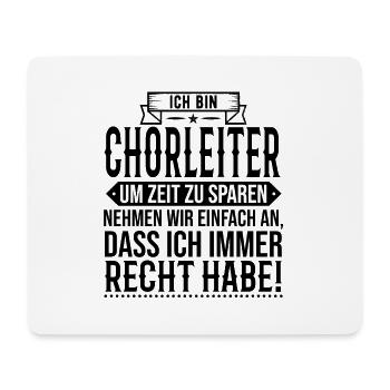 Chorleiter Dirigent Chor Gesangschor - Mousepad (Querformat) - Weiß - Vorne