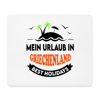 Urlaub Ferien Reise GRIECHENLAND - Mousepad (Querformat) - Weiß - Vorne