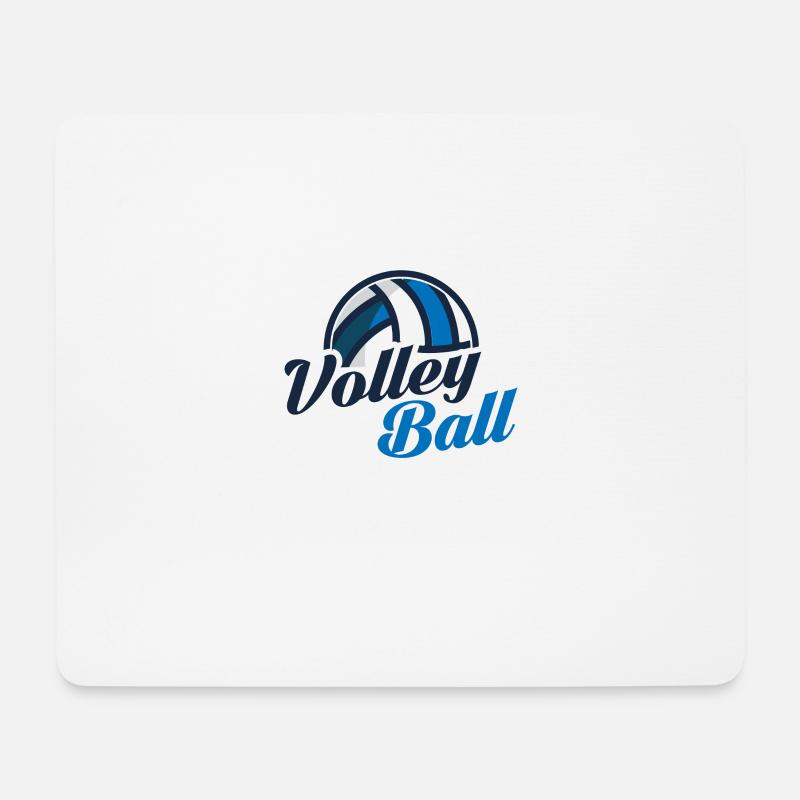 Volleyballer Volleyball Voleyball-Set Team - Mousepad (Querformat) - Weiß