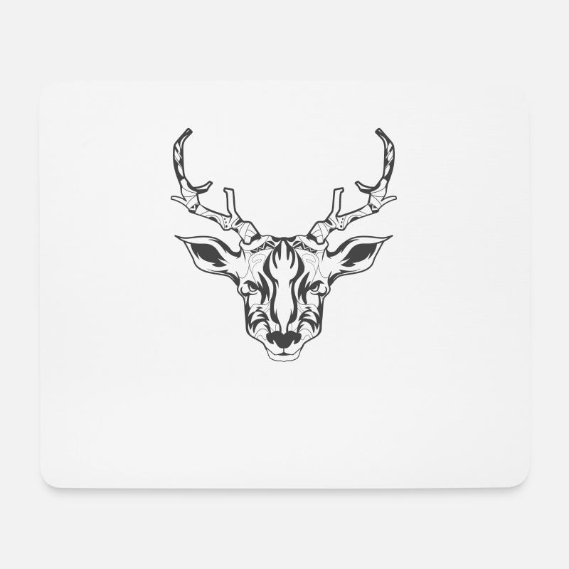 Hisch - Mouse Pad (horizontal) - white