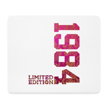 42ND BIRTHDAY PINK LIMITED EDITION 1984 - Mouse Pad (horizontal) - white - Front