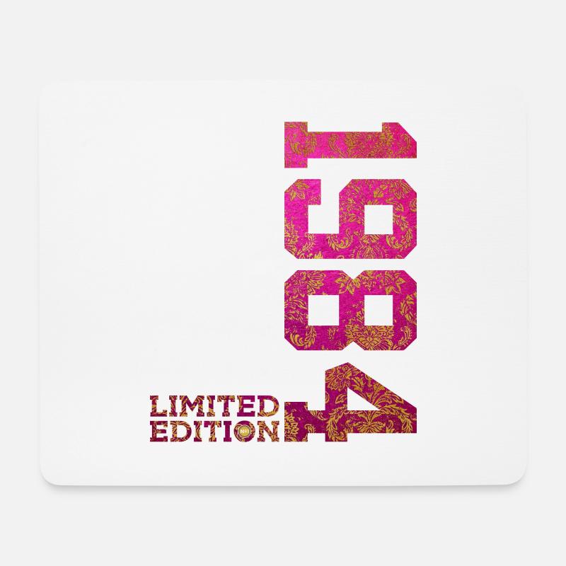 42. GEBURTSTAG PINK LIMITED EDITION 1984 - Mousepad (Querformat) - Weiß