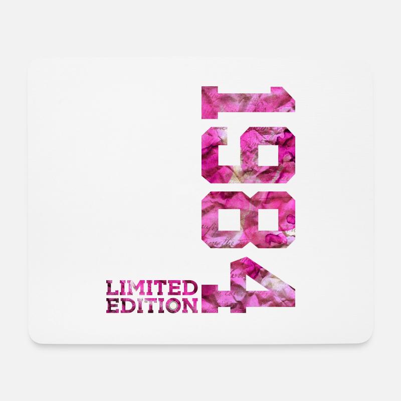 LIMITED EDITION 1984 PINK 42. GEBURTSTAG - Mousepad (Querformat) - Weiß