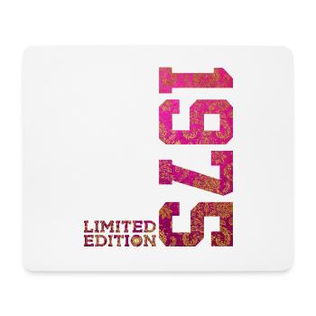 51ST BIRTHDAY PINK LIMITED EDITION 1975 - Mouse Pad (horizontal) - white - Front