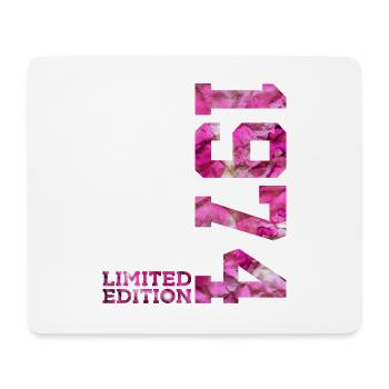 LIMITED EDITION 1974 PINK 52ND BIRTHDAY - Mouse Pad (horizontal) - white - Front