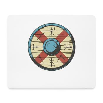 Viking Shield - Mouse Pad (horizontal) - white - Front