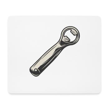 Bottle opener - Mouse Pad (horizontal) - white - Front