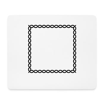 Cadre Vikings - Tapis de souris (format paysage) - blanc - Devant