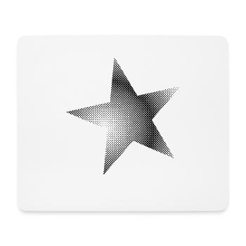 Stern Punkte - Mousepad (Querformat) - Weiß - Vorne