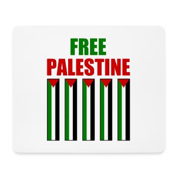 Free palestine - Mouse Pad (horizontal) - white - Front