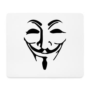 Anonymous - Mousepad (Querformat) - Weiß - Vorne