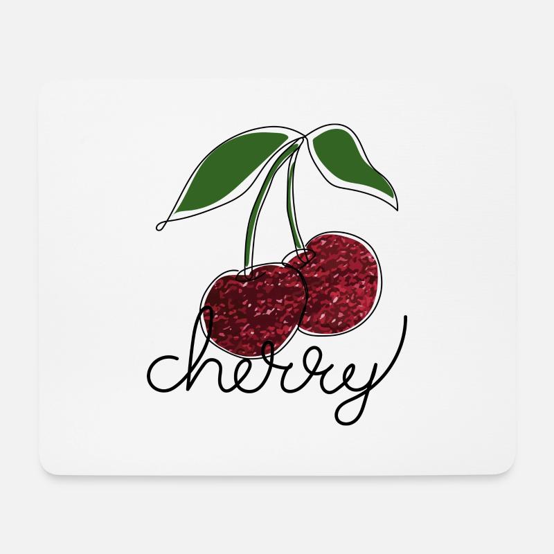 Cherry - Mouse Pad (horizontal) - white