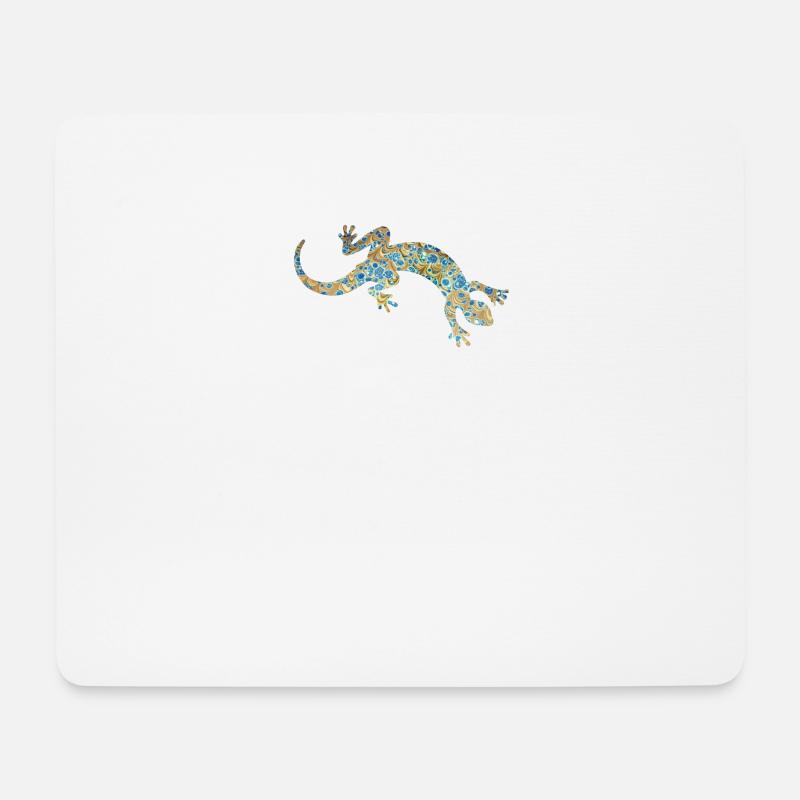 eidechse e 243 - Mousepad (Querformat) - Weiß