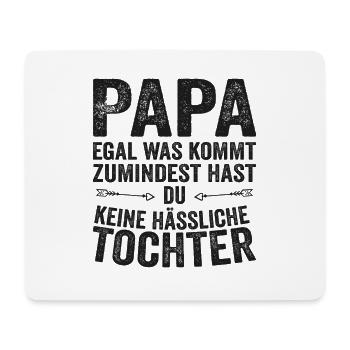 Dad Father Daughter Father's Day - Mouse Pad (horizontal) - white - Front