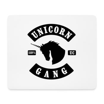UNICORN GANG 110% UC - Mousepad (Querformat) - Weiß - Vorne