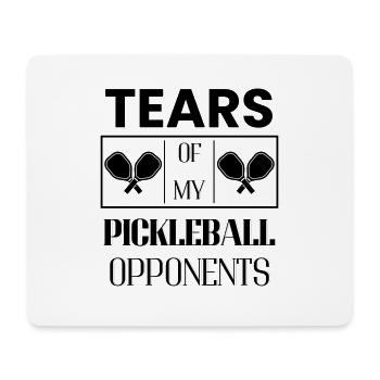 Tränen meiner Pickleball-Gegner Sport Humor - Mousepad (Querformat) - Weiß - Vorne